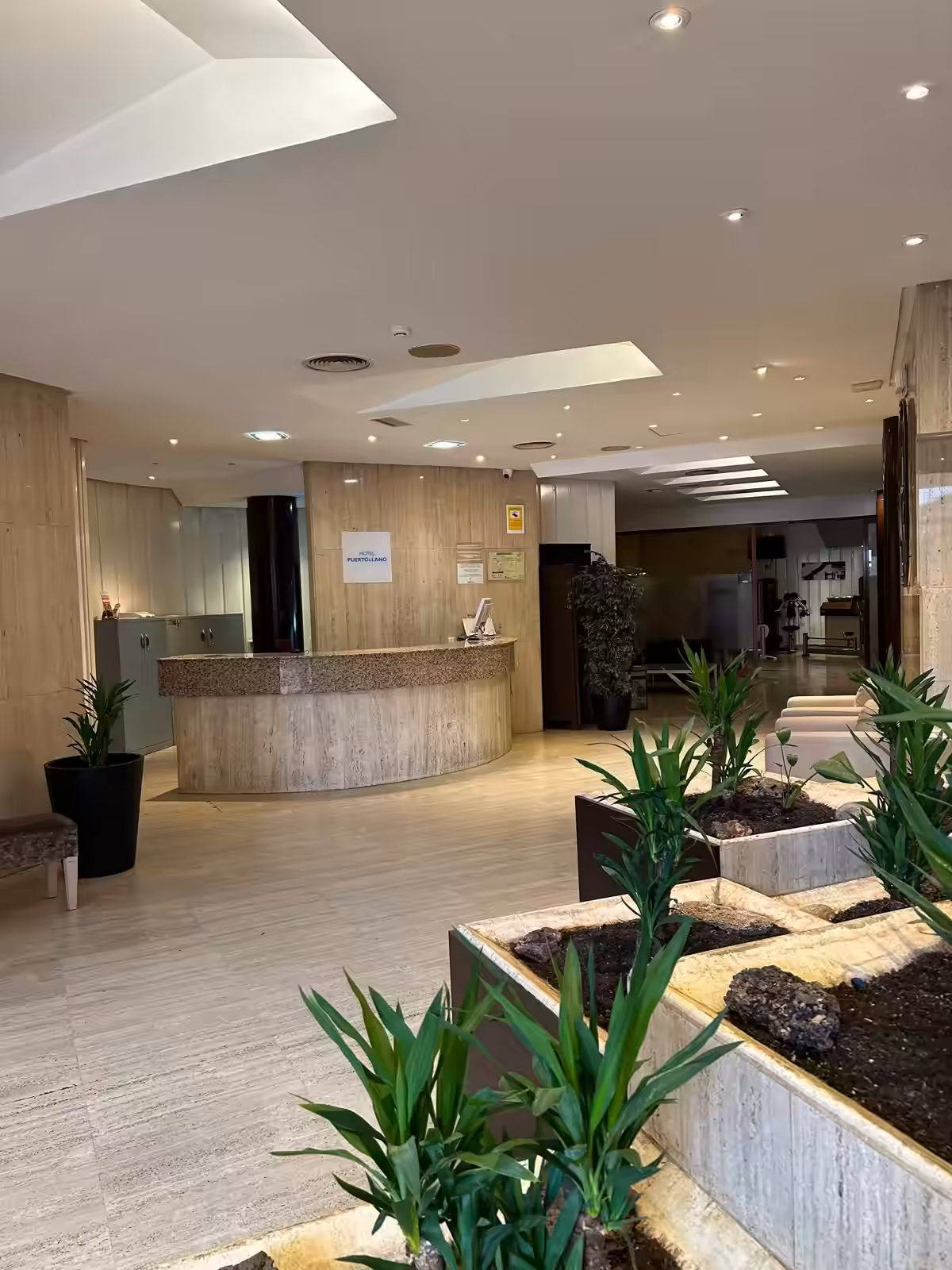 Reception at Hotel Puertollano